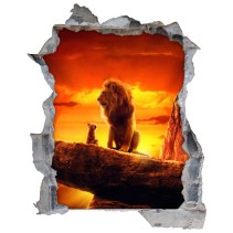 Vinilos decorativos 3d el rey león